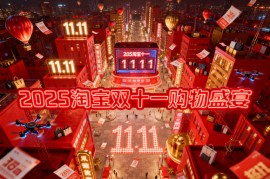 2025年淘宝双十一预售时间10月15日20点开始预售