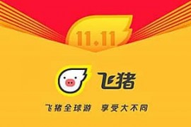 飞猪双11有活动吗？双11飞猪领券攻略