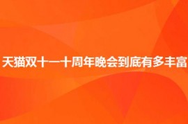 天猫双11狂欢夜晚会影响力怎么样？（2023双十一晚会有吗） 